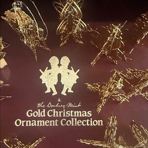 Danbury Mint Elegant Gold Ornaments